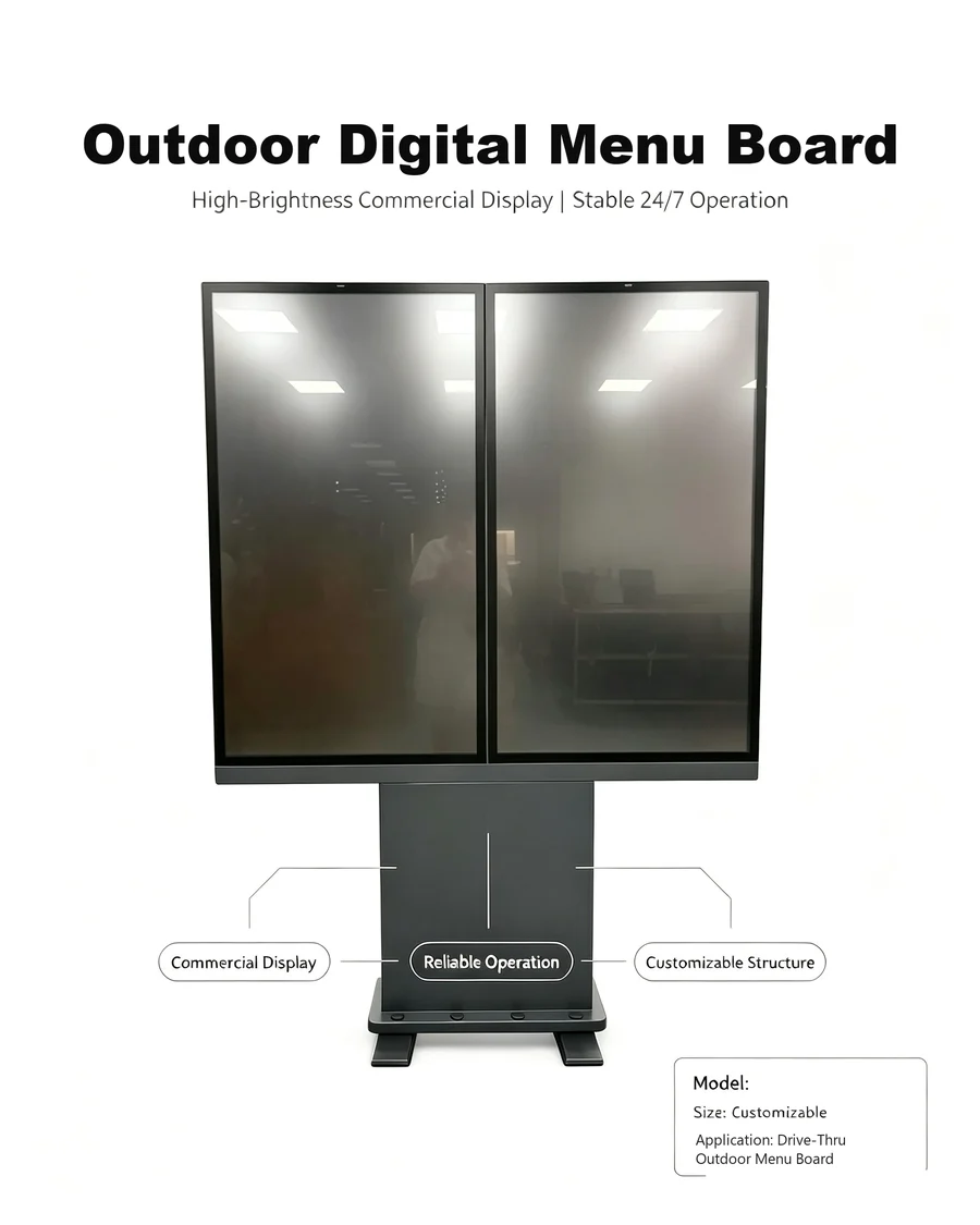Outdoor Digital Menu Board